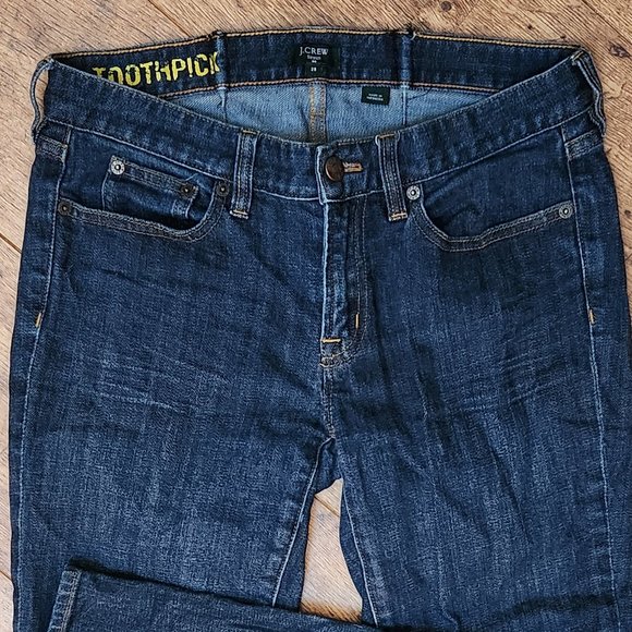 J. CREW Stretch Toothpick Women's Jeans - Sz 28 - Picture 2 of 5